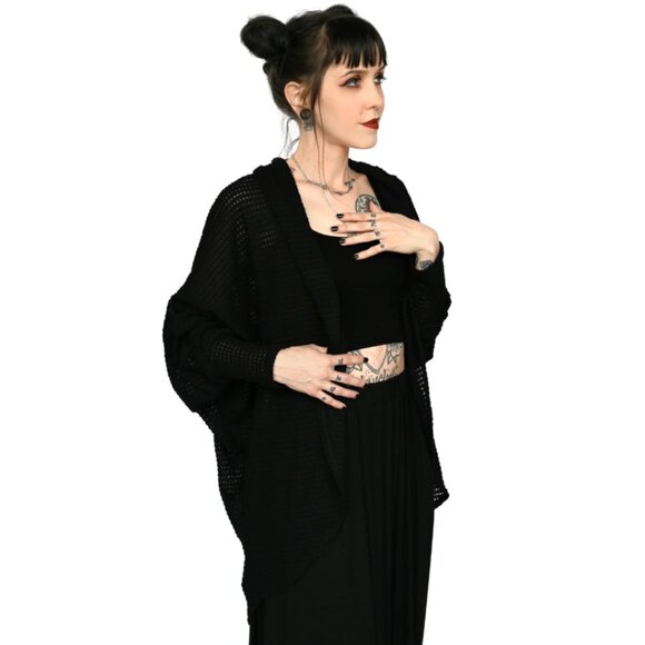 FOXBLOOD Bishop sleeve open front cardigan - Picture 2 of 9